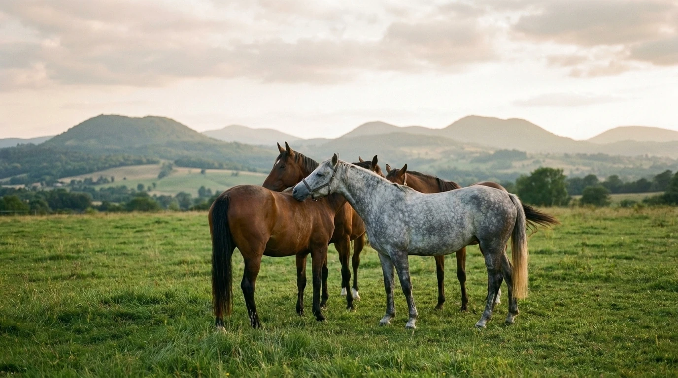 Les chevaux du Haras de la Chanebiere en liberté, 23